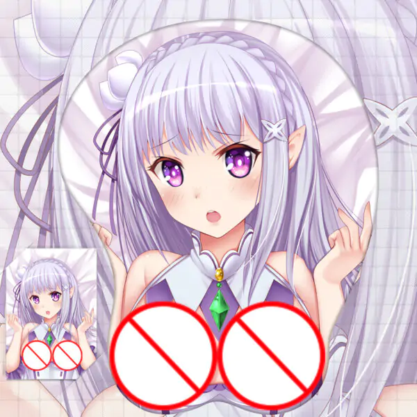 Re Zero Emilia Hentai Mouse Pad
