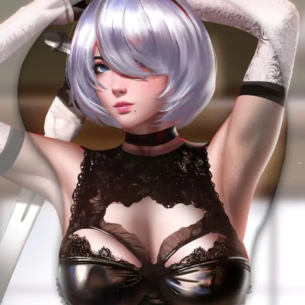 2B 3D Oppai Mouse Pad Ver1