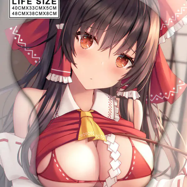 Hakurei Reimu Life Size Oppai Mousepad | Hakurei Reimu Giant Oppai Mouse Pad