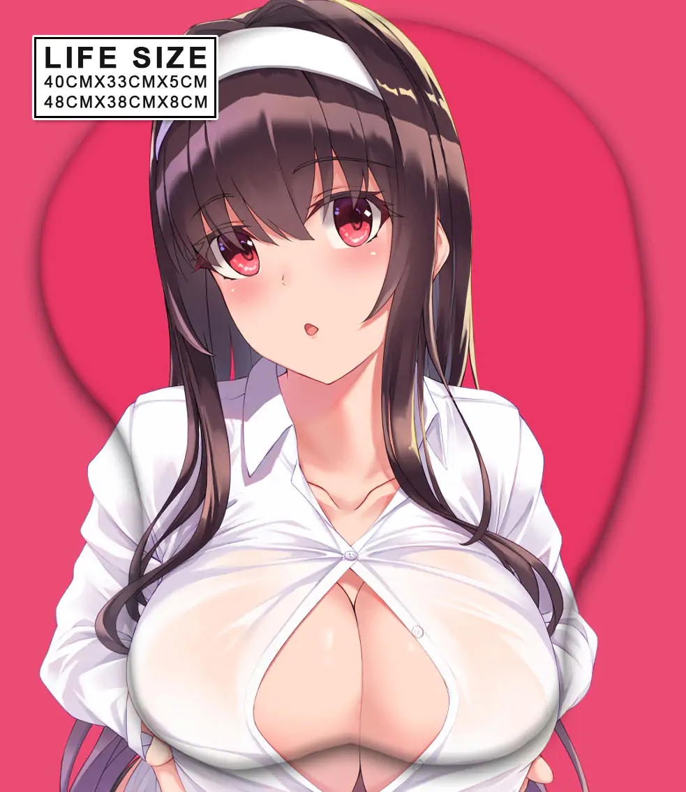 Kasumigaoka Utaha Life Size Oppai Mousepad Ver1