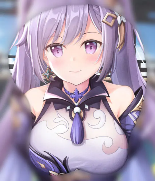 Keqing 3D Oppai Mouse Pad Ver3