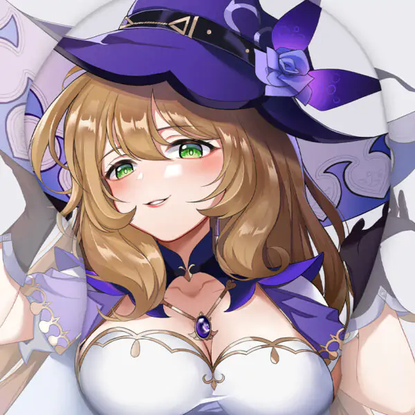 Lisa 3D Oppai Mouse Pad