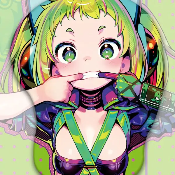 Antenna 3D Oppai Mouse Pad