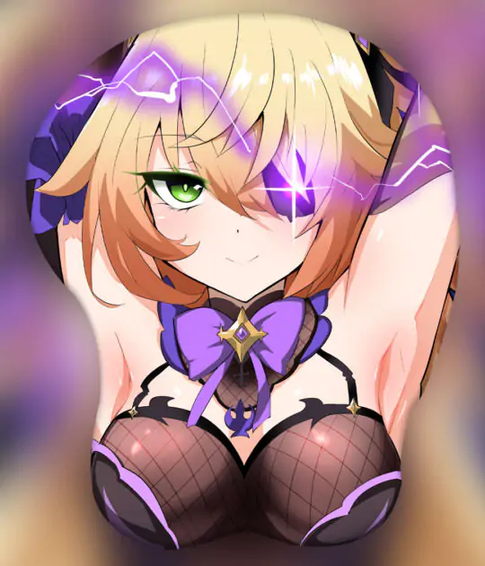 Fischl 3D Oppai Mouse Pad