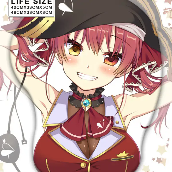 Houshou Marine Life Size Oppai Mousepad | Houshou Marine Giant Oppai Mouse Pad