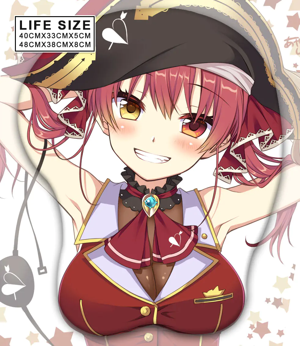 Houshou Marine Life Size Oppai Mousepad | Houshou Marine Giant Oppai Mouse Pad