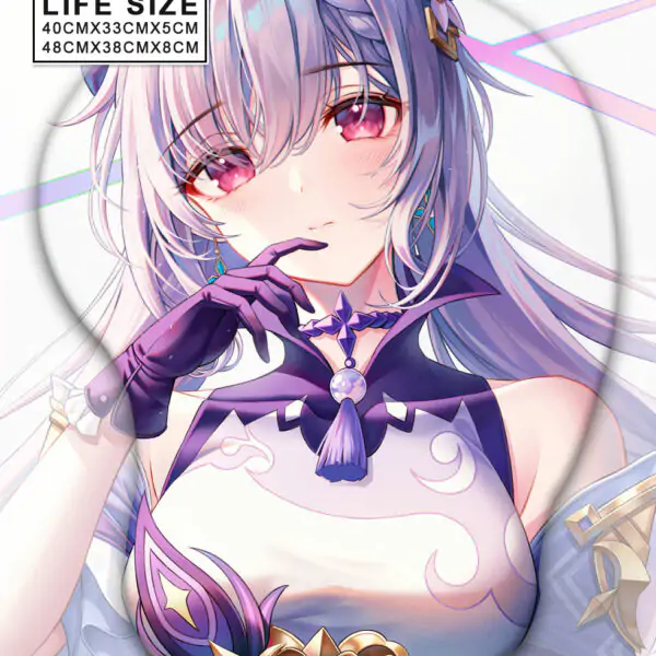 Keqing Life Size Oppai Mousepad