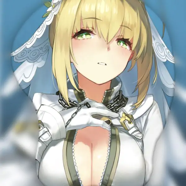 Nero Claudius 3D Oppai Mouse Pad Ver1