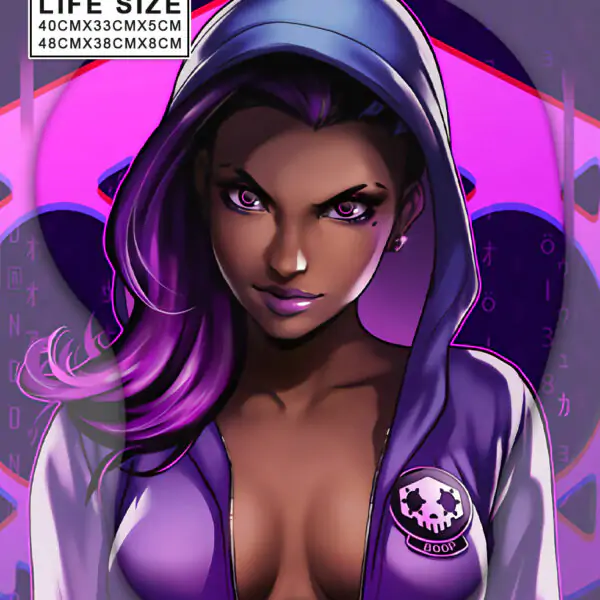 Sombra Life Size Oppai Mousepad