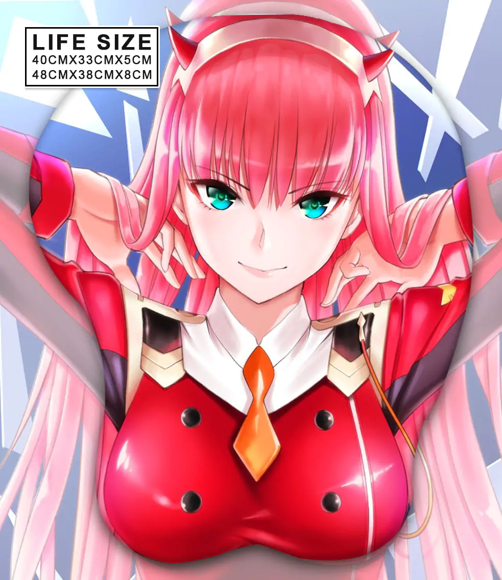 Zero Two Life Size Oppai Mousepad