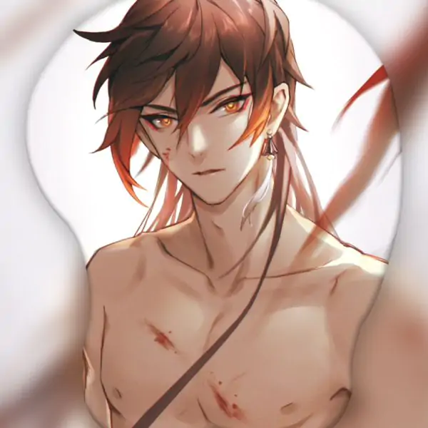 Zhongli 3D Oppai Mouse Pad