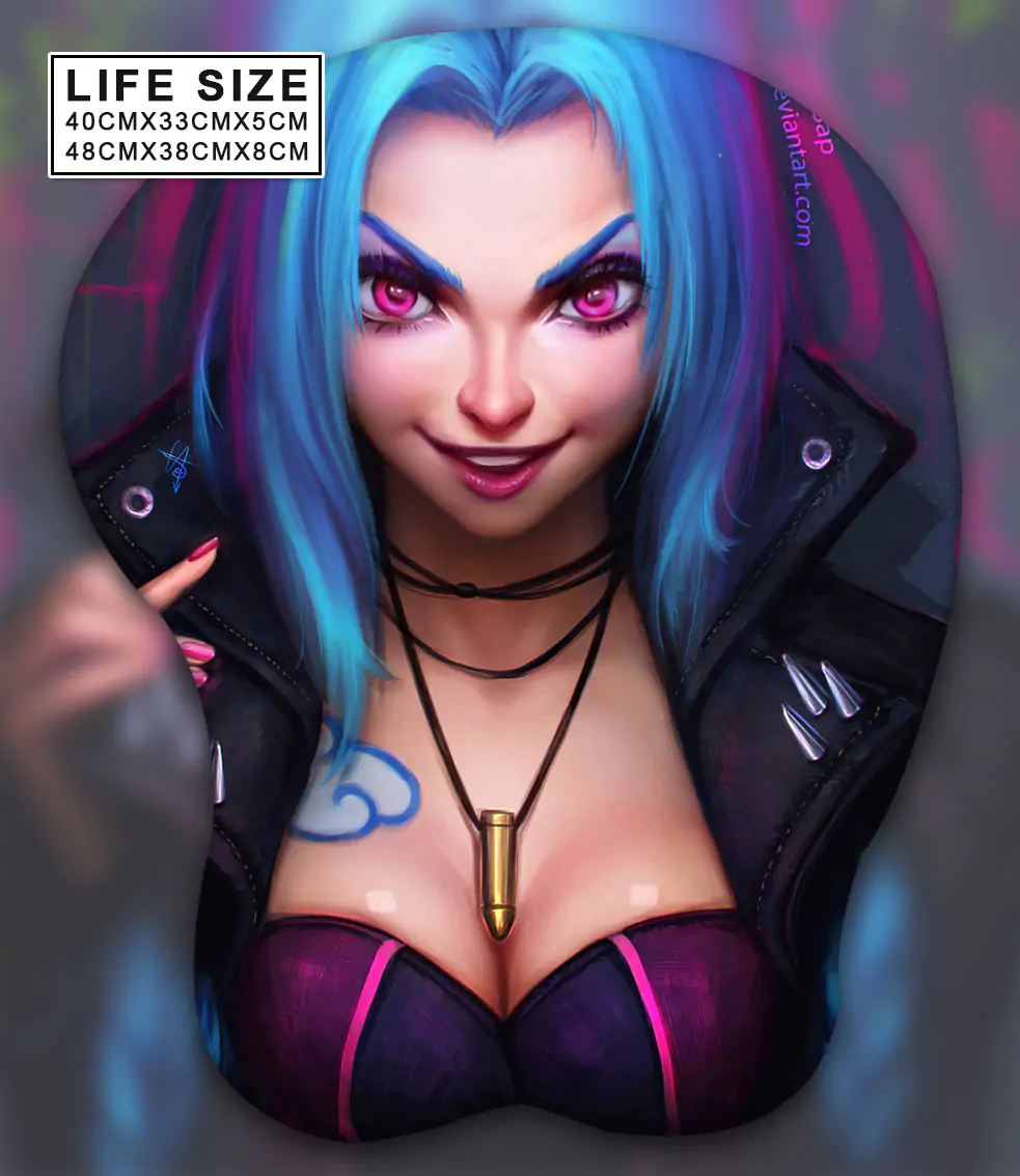 Jinx Life Size Oppai Mousepad