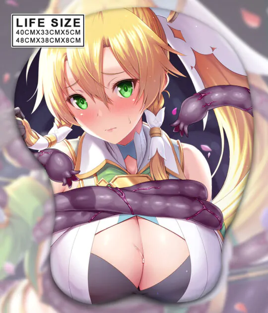 Leafa Life Size Oppai Mousepad