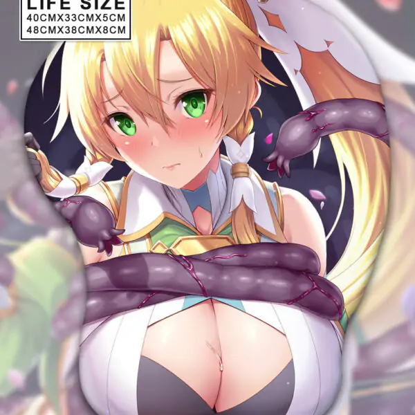 Leafa Life Size Oppai Mousepad