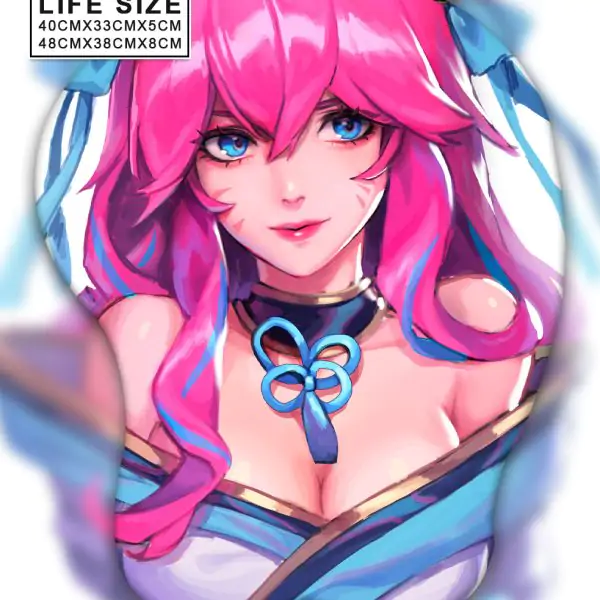 Ahri Life Size Oppai Mousepad