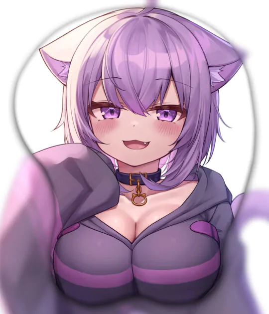 Nekomata Okayu 3D Oppai Mouse Pad Ver1