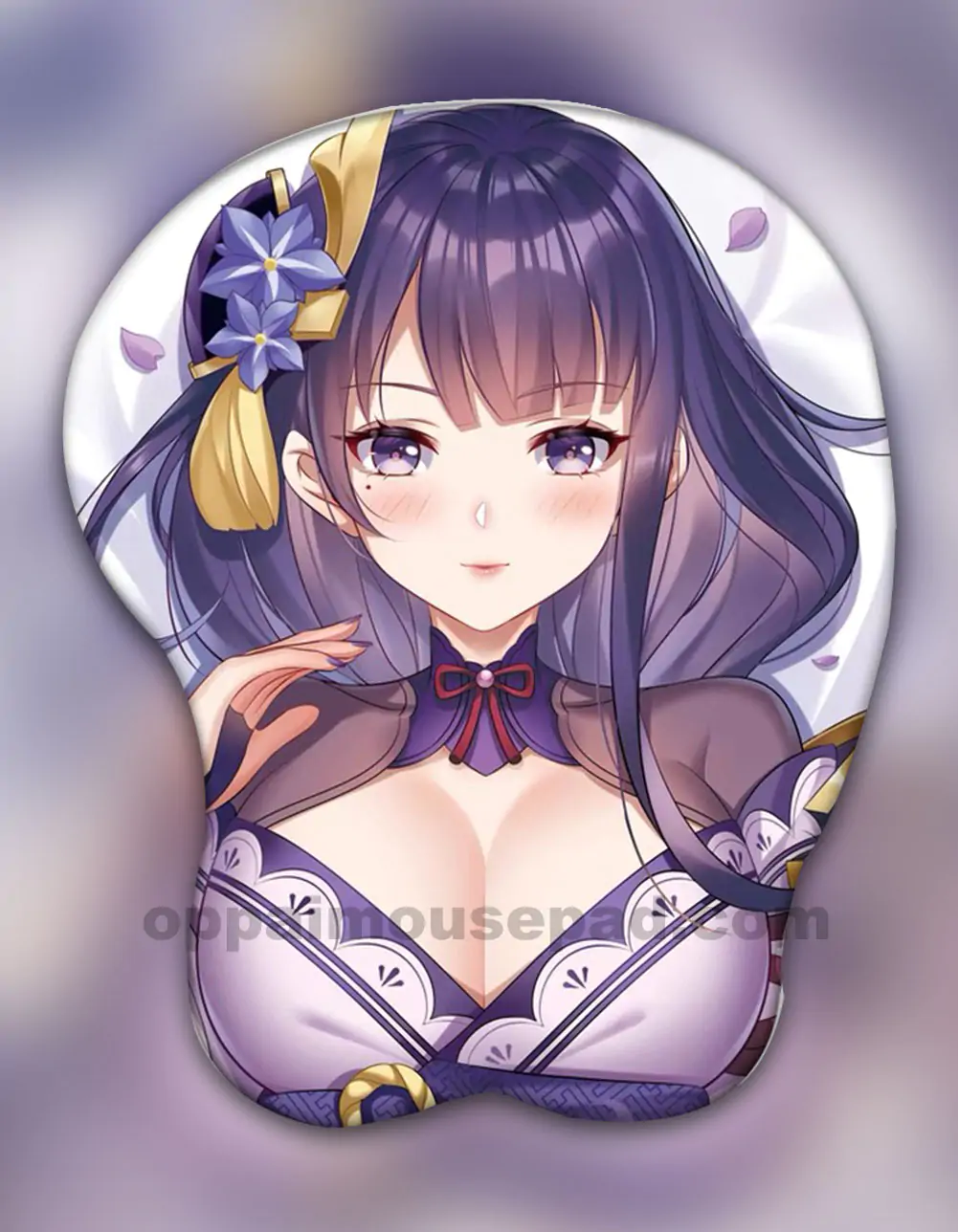 Raiden Shogun 3D Oppai Mouse Pad