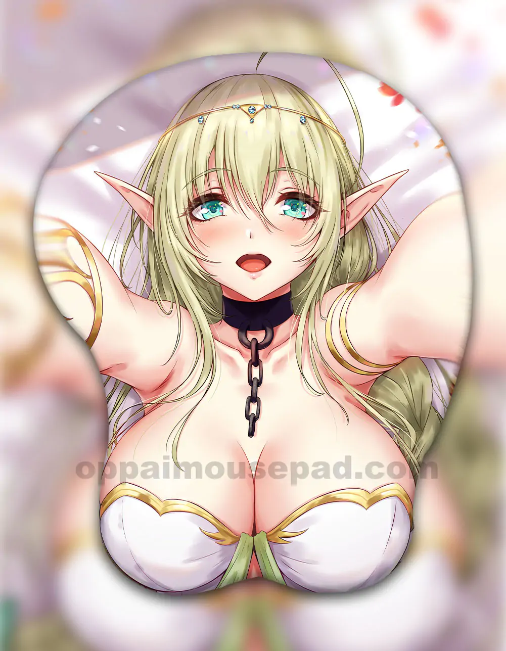 Elf Girl 3D Oppai Mouse Pad