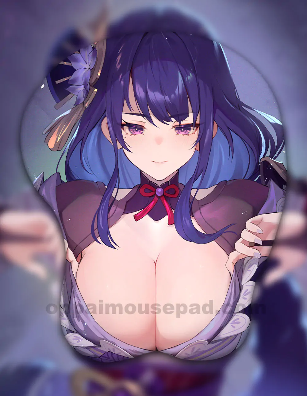 Raiden Shogun 3D Oppai Mouse Pad Ver3
