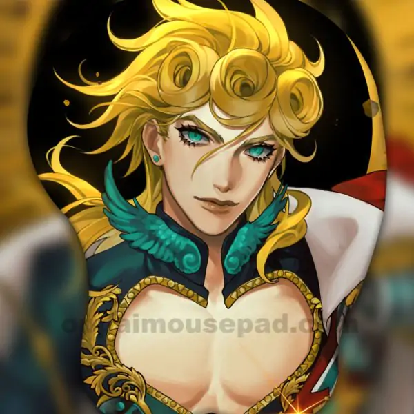 Giorno Giovanna 3D Oppai Mouse Pad Ver1