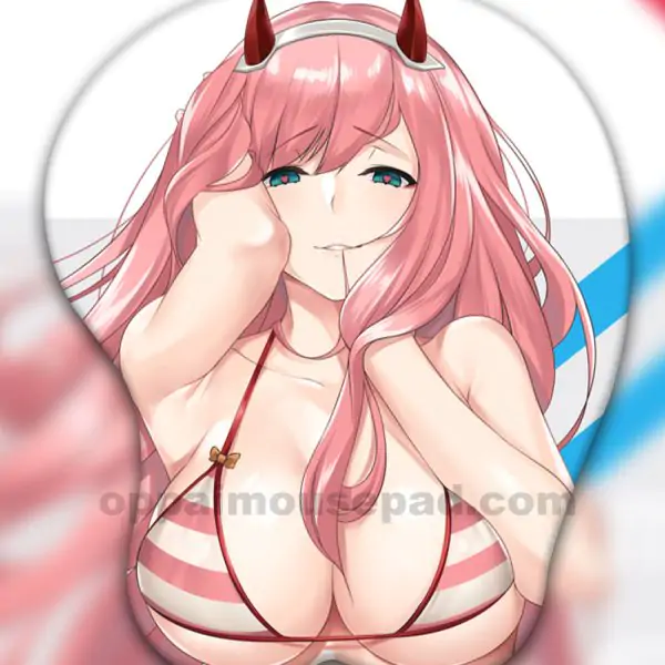 Zero Two 3D Oppai Mouse Pad Ver2