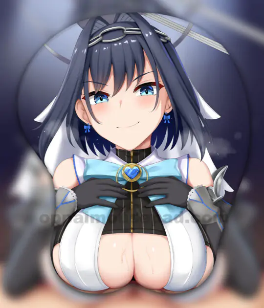 Ouro Kronii 3D Oppai Mouse Pad Ver1