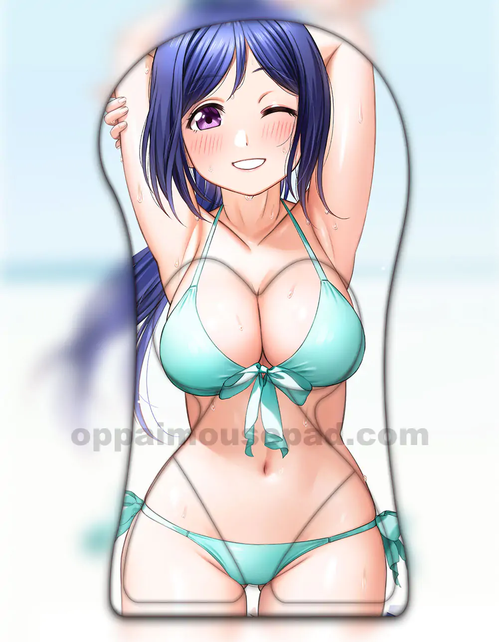 Kanan Matsuura Half Body 3D Mouse Pad