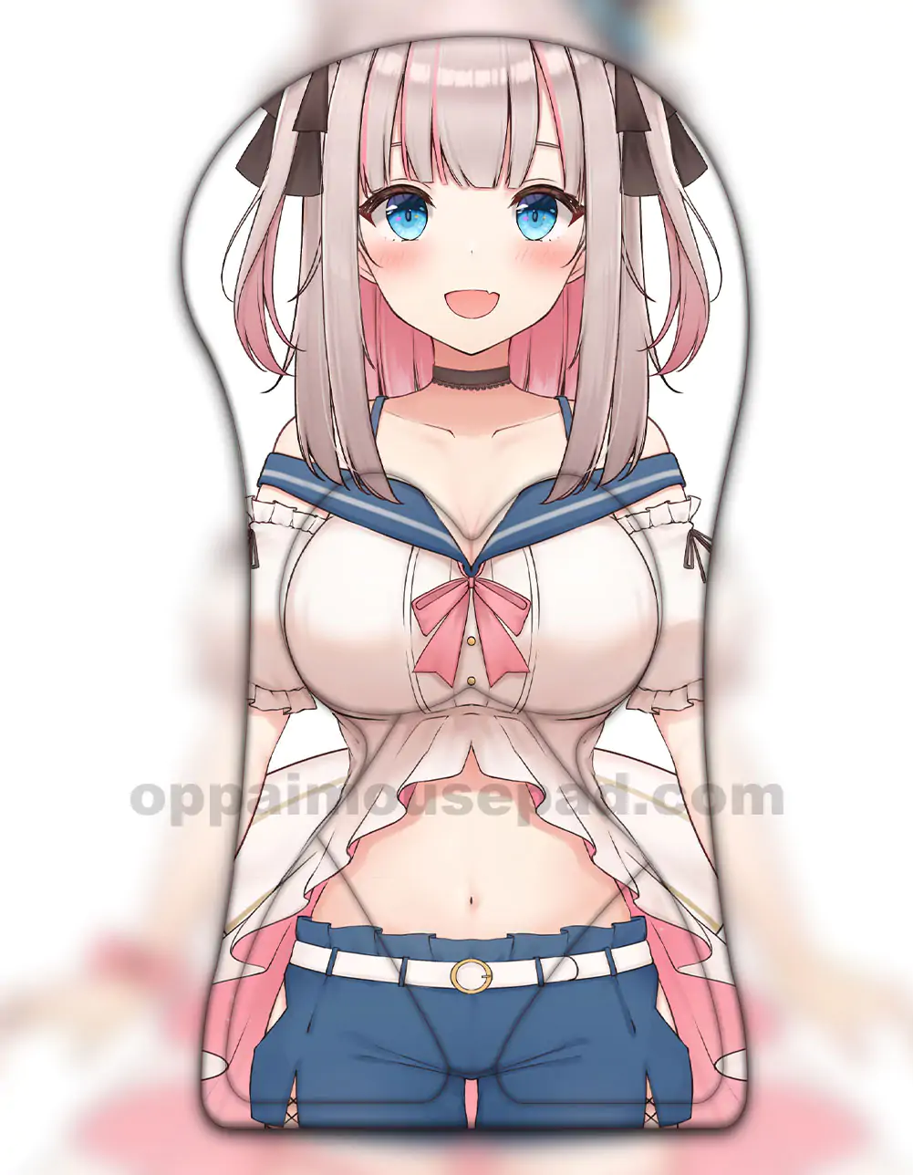 Aine Anya Half Body 3D Mouse Pad | Vtuber