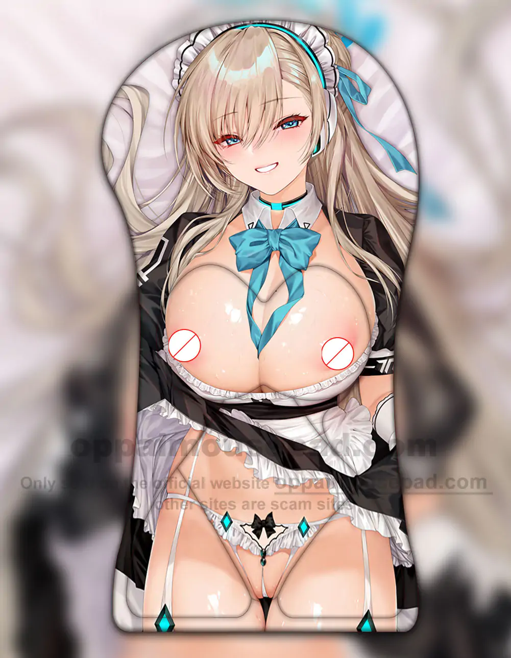 Ichinose Asuna Half Body 3D Mouse Pad Blue Archive