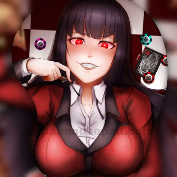 Yumeko Jabami 3D Oppai Mouse Pad | Kakegurui