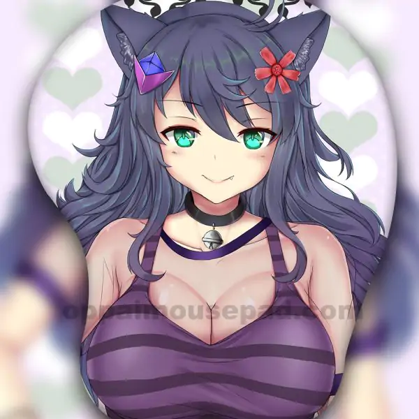 VTuber 3D Oppai Mouse Pad Ver6