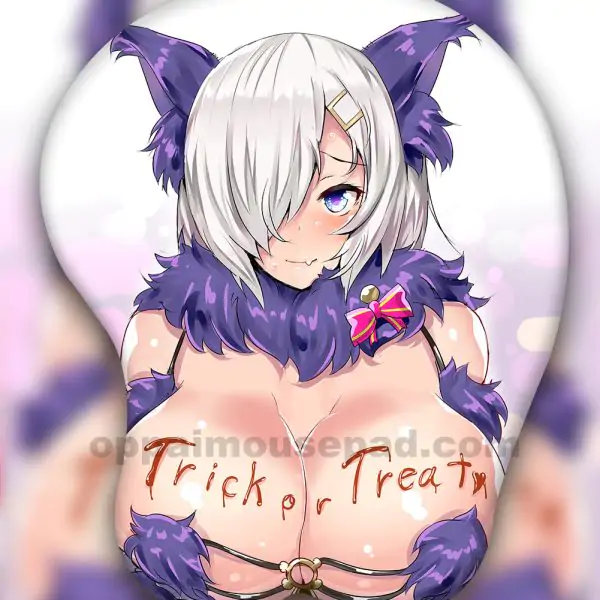 Halloween Mash Kyrielight 3D Oppai Mouse Pad | Fate Grand Order