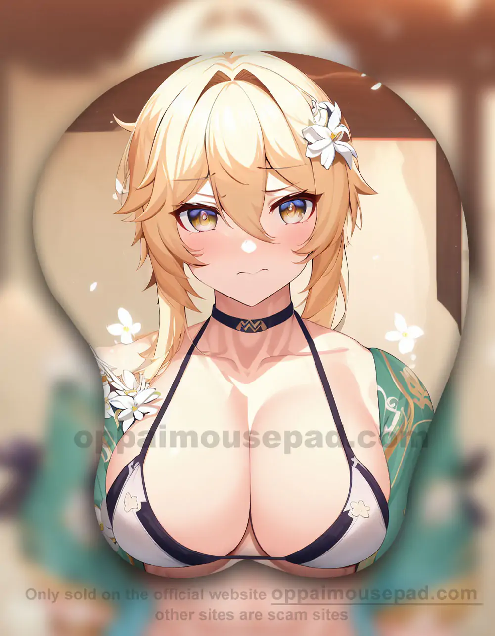 Lumine 3D Oppai Mousepad Genshin Impact