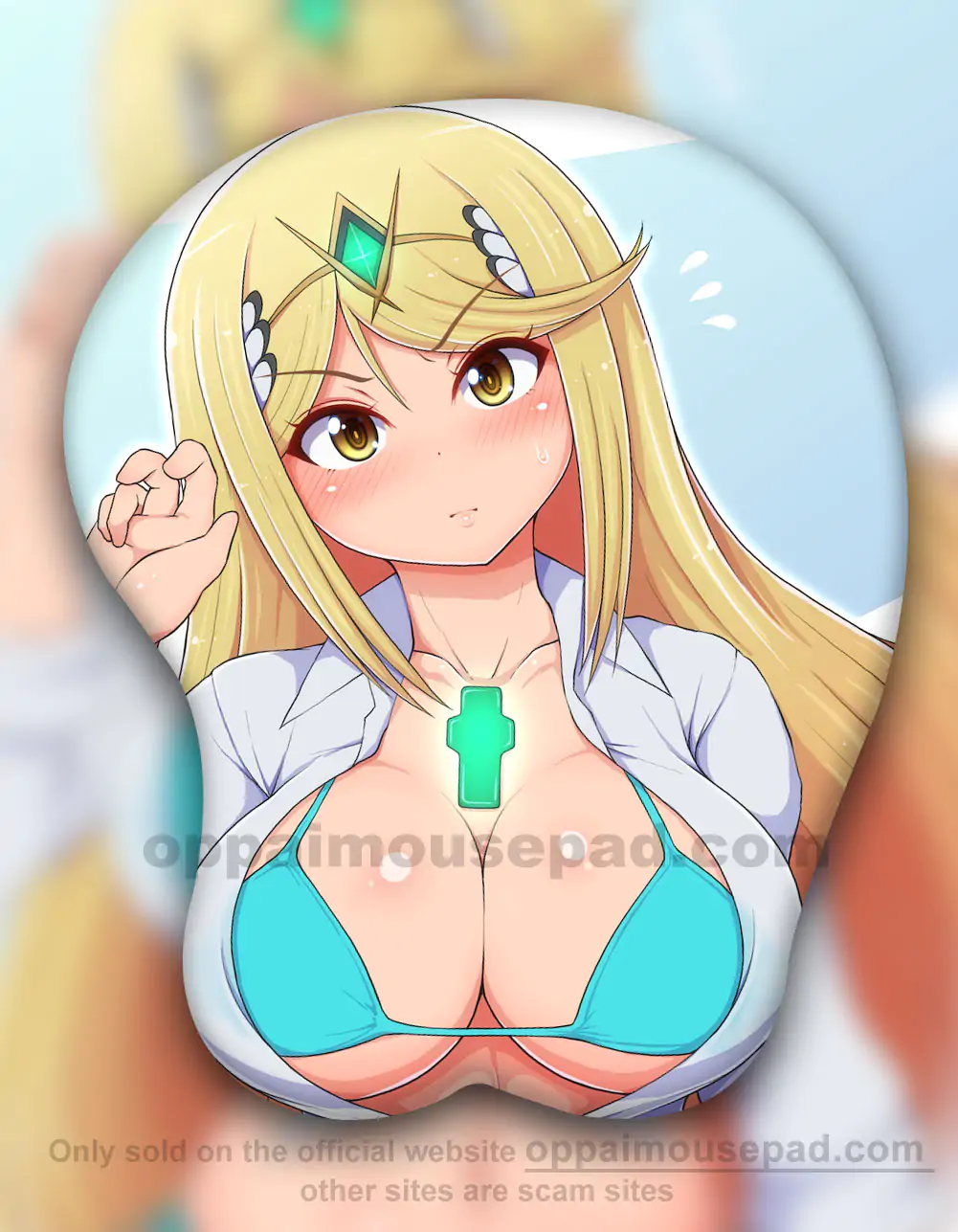 Mythra Oppai Mousepad Xenoblade