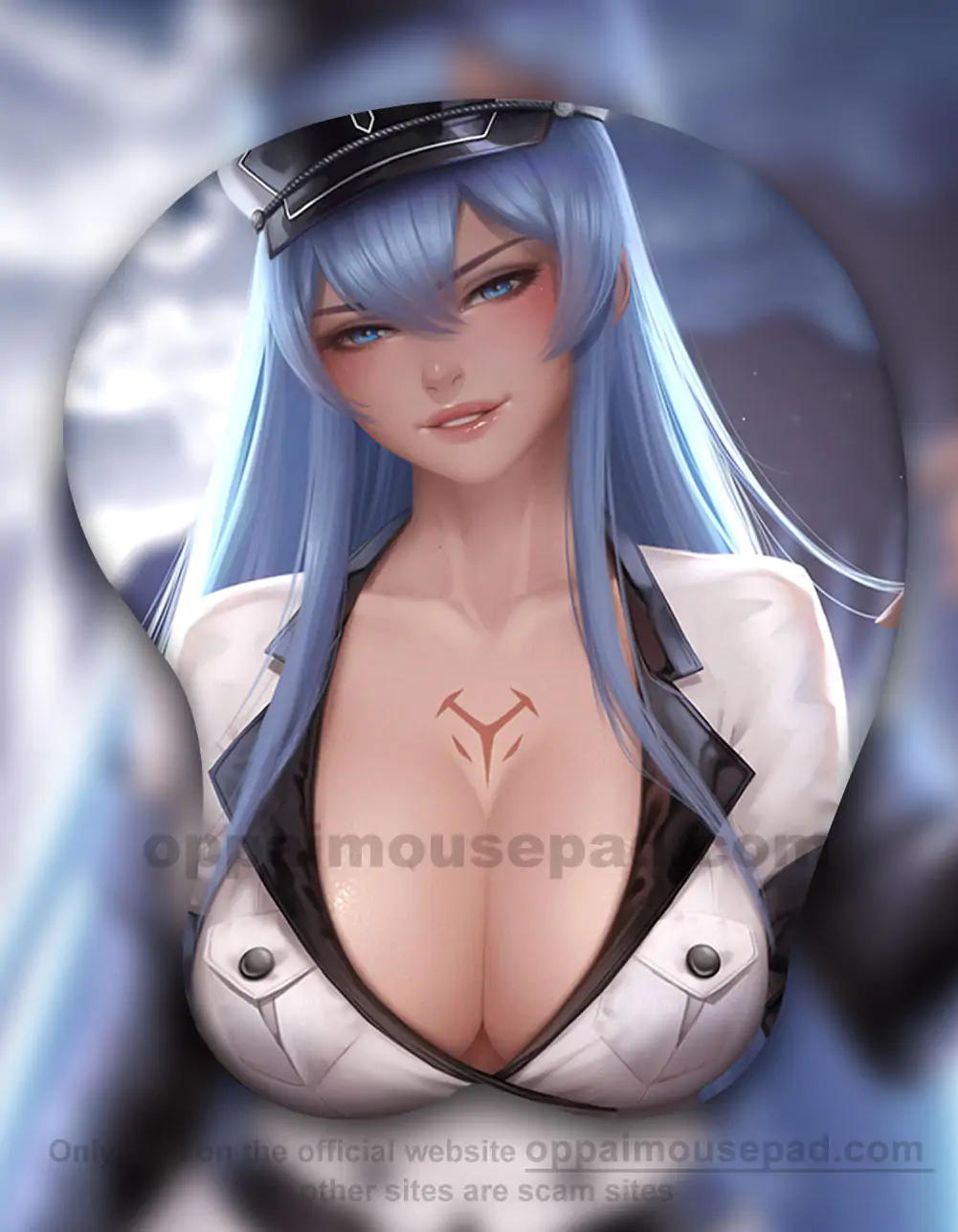 Esdeath Akame Ga Kill 3d Mouse Pad