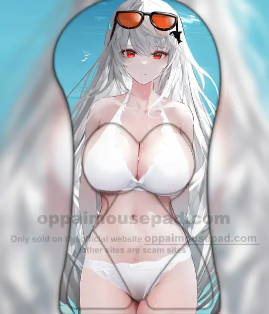 Skadi Arknights Half Body Boob Mouse Pads