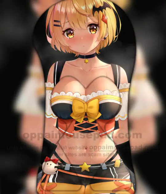 Hololive Mel Oppai Mousepad Half Body