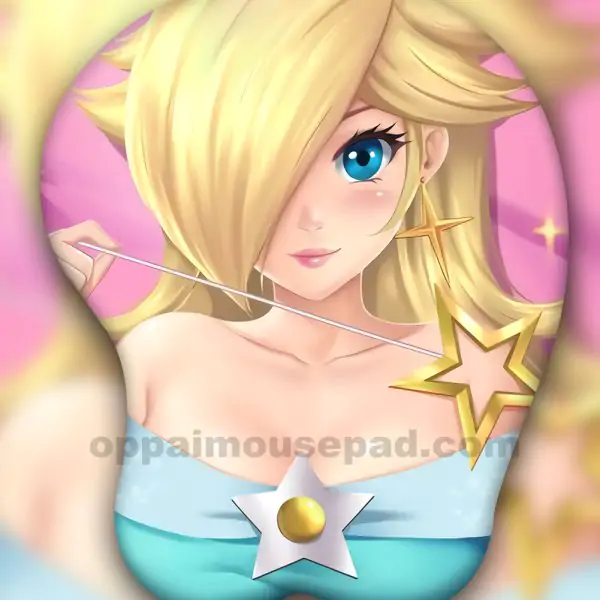 Princess Rosalina Super Sonico Oppai Mousepad