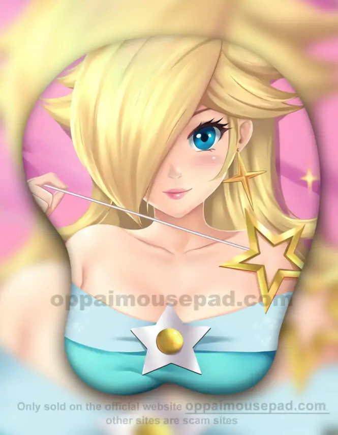 Princess Rosalina Super Sonico Oppai Mousepad