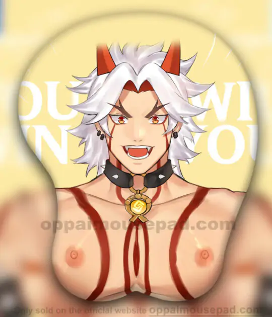 Arataki Itto Genshin Impact 3D Mouse Pad