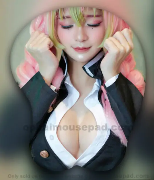 Mitsuri Kanroji Demon Slayer 3D Mouse Pad Ver1