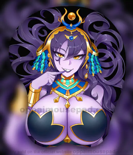 Witch Virtual Youtuber Boob Mouse Pad