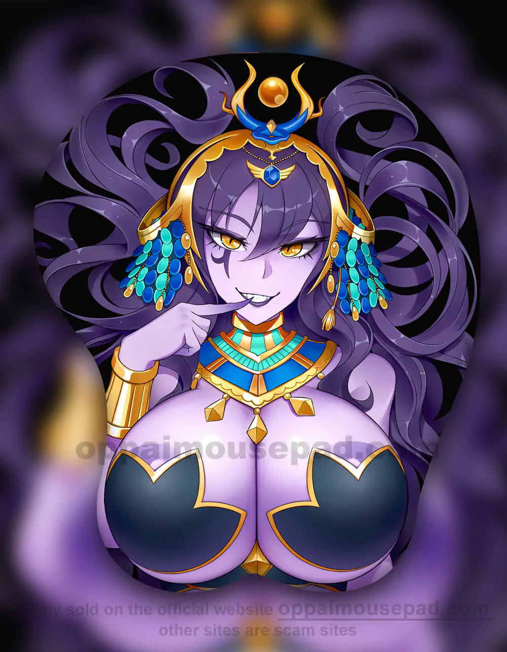 Witch Virtual Youtuber Boob Mouse Pad