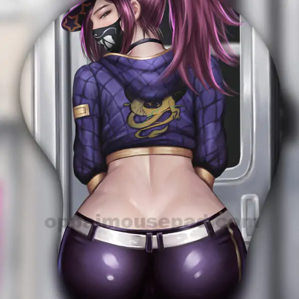 KDA Akali Lol 3D Mouse Pad
