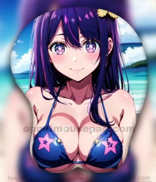 Ai Hoshino Oshi no Ko Oppai Mousepad