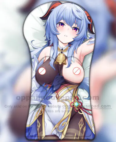 Ganyu Half Body Genshin Impact Mouse Pad Hentai | Full Nude Life Size Mouse Pad