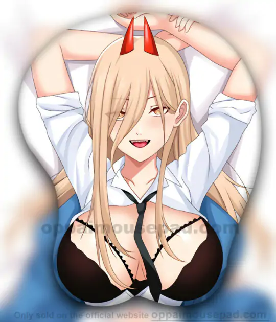 Power Chainsaw Man Mouse Pad Boobs