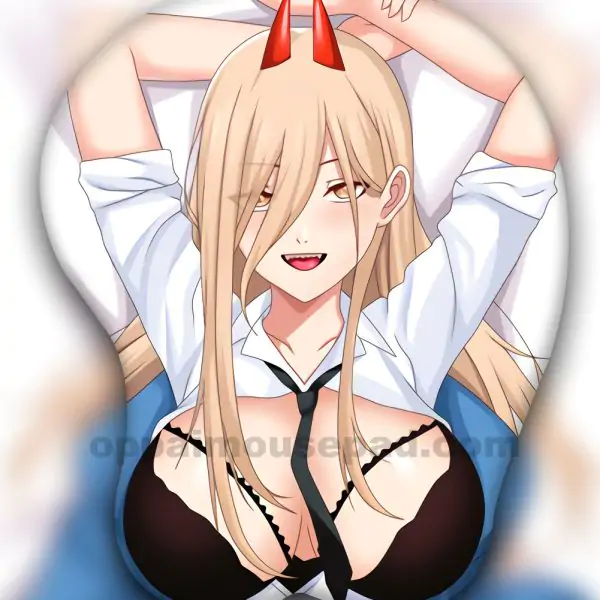 Power Chainsaw Man Mouse Pad Boobs