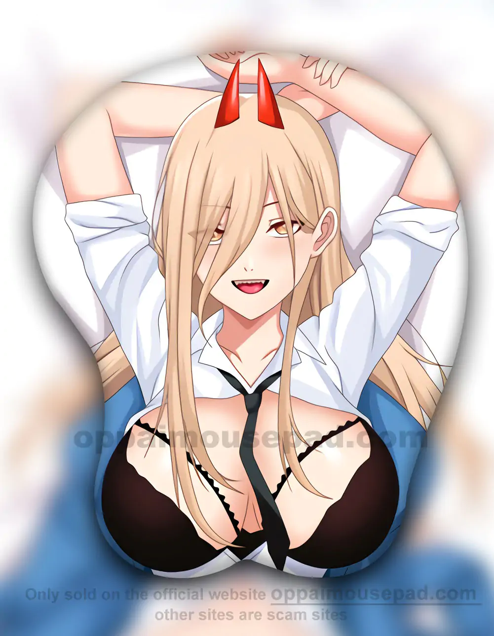 Power Chainsaw Man Mouse Pad Boobs