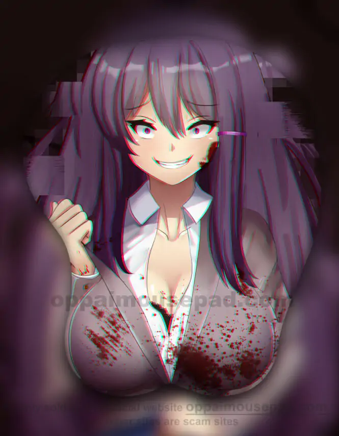 Yuri DDLC Anime Boob Mouse Pad Doki Doki Literature
